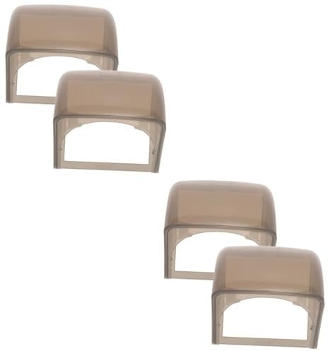 Sosoport 4stücke Wasserdichter Steckdosenabdeckung Regenfester Schutz Für Außensteckdosen Für Garten Und Terrasse Langlebig Und Installieren Schützt Vor Wasser