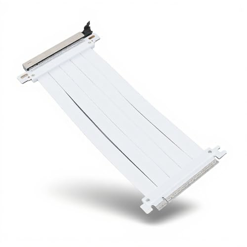 YUEHISY PCI-E 5.0 X16 Riser-Kabel, 128 Gbit/s High Speed, 7,8 Zoll Faltbares GPU-Verlängerungskabel, GPU-Verlängerungs-Riser-Kabel-Adapter, Kompatibel mit 4.0 3.0 2.0 1.0 (20 cm)