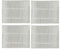 EDUQKWQS Filtro HEPA di Ricambio for Aspirapolvere Robot, Compatibile con Xiaomi Mijia, E10 / B112 / E12 / C103/ 3C / 3c Plus/ E10C