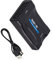 Convertidor analógico de euroconector a digital de interfaces multimedia 1080p 60Hz con cable USB para conectar equipos antiguos a televisores de alta definición