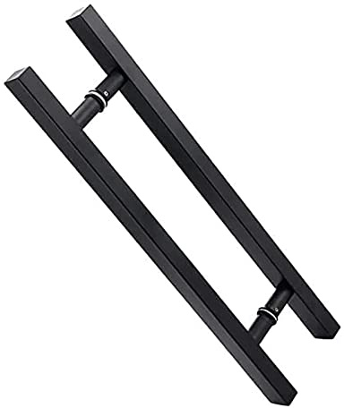 KLGFBDC Maniglia per Porta d'ingresso Moderna, Stile Scala Scorrevole a Doppia Faccia, Maniglia per Porta in Acciaio Inossidabile, Maniglia per Porta da fienile Moderna, per Porte in Legno