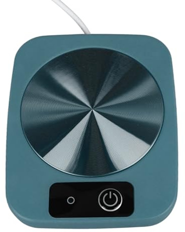 SUPYINI Intelligenter Tassenwärmer, USB-betrieben, Design, Energiesparender Tragbarer Tassenwärmer für Büro, Reisen, Zuhause (Grün)