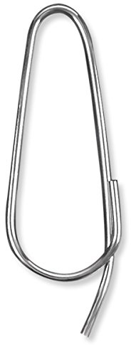 Hochwertige verzinkte Drahtschlaufen 1.000 Stück, ovale Etiketten-Anhängerschlaufen 23x56mm, Drahtstärke 1,8mm