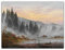 Bilderdepot24 Keilrahmenbild Caspar David Friedrich - Der Morgen - 120x90cm quer - Alte Meister Gemälde auf Leinwand Wandkunst Leinwandbild