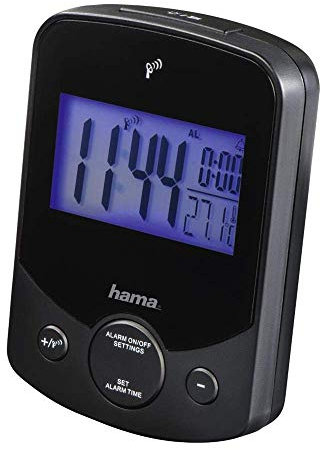 Hama Radiowecker Duo, Schwarz