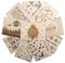 Kartenmachen.de Weihnachtskarten 10 Stück Set aus Holz unterschiedliche Motive DIN A6 148x105mm Holzkarten - Frohe Weihnachten