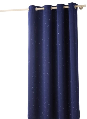 Vertbaudet Verdunkelungsvorhang mit Leuchtmotiven Marine Bedruckt 135X260