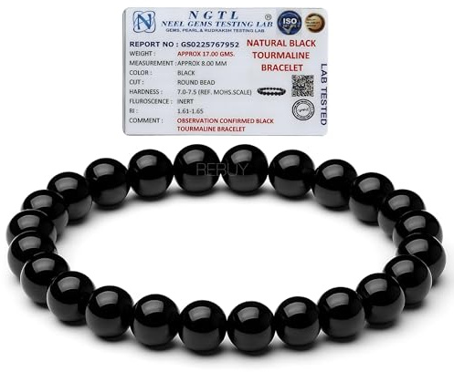 Rebuy Triple Protection Bracelet Tiger Eye Black Tourmaline Hematite Stone Bracelet