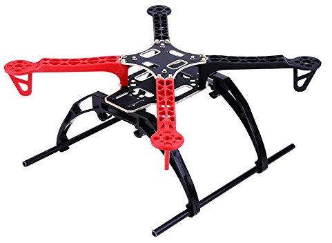 Tbest Quadcopter Rahmen, 33cm Racing Aircraft Drone Rahmen Kit Mini Quad Quadcopter Zubehör Integriertes P CB Board