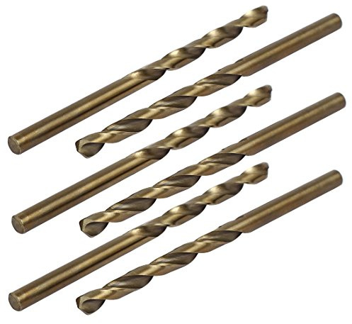 4,9 mm Durchmesser, HSS Kobalt-Bohrer, metrisch, Spiralbohrer, 6 Stück
