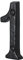 SISI UK® Black Cast Iron Numbers Front House Door Numbers with Antique Finish 3'' with Screws (Number 1)