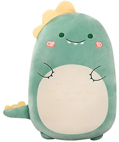 Almohada para Abrazar de Felpa de Dinosaurio, Lindo Animal de Peluche, Juguete de Peluche, Almohada Suave de Dibujos Animados, Almohada para Dormir para Niños (Dinosaur, 45cm/17.71in)