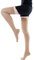 GPAR PREMIUM Medizinische Kompressionsstrümpfe Klasse 2, Unisex, 23-32 mmHG, Zehengeschlossene Schenkelhohe Strümpfe bei Krampfadern, Ödemen, Beinschmerzen, Thrombosen (BEIGE, XXL)