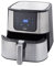 Quest 33889 5.5 Litre Air Fryer/Stainless Steel Materials/Detachable Basket/Non-Stick Coating/Adjustable Thermostat with 60 Min Timer/Easy Operated Digital Display