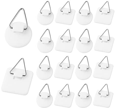 Hazrcvr Crochets Adhésifs Invisibles 30 Pièces Crochet Adhesif Mural Cintres Assiette Adhesif Accroche Tableau Sans Percer Crochets Adhésifs Sans Ongles Crochets Muraux Accroche Tableau Adhesif
