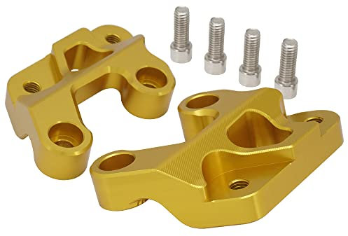 Sur Ron Fußrasten Halterung, CNC, niedrigere Höhe, Pedalverlängerung, Halterung für Elektro-Dirt Bike, Surron Sur Ron Light Bee S/X/LBX Segway X160/X260 – Gold