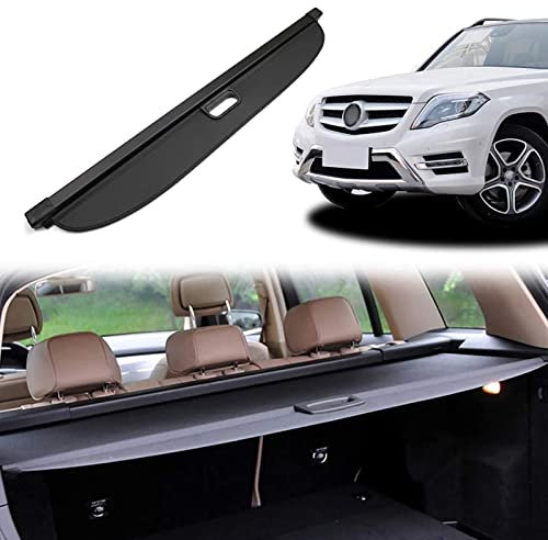 Ausziehbar Kofferraum Schutz Abdeckung Laderaumabdeckung FüR Mercedes-Benz GLK 300 2008-2015, Metall Kofferraumabdeckung Schutz Rollo, Auto Interieurleisten ZubehöR