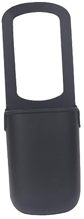 perfk Portavasos de Silicona para Cochecito, portavasos para Bicicleta, portavasos de vacío para Cochecito, portabotellas de Agua para Bicicleta para, Negro