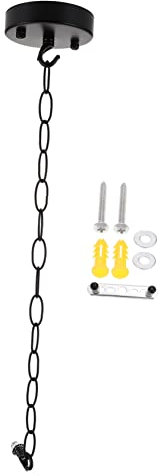 Uonlytech 1set Piastra Di Montaggio Per Lampadario Vintage Con Catena Resistente Canopy Per Lampade Pendenti E Sospensioni Design Chic E Decorativo Compatibile Con Vari Modelli Di Illuminazione