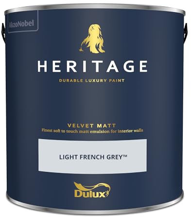 Dulux Heritage Velvet Matt 2.5L Light French Grey