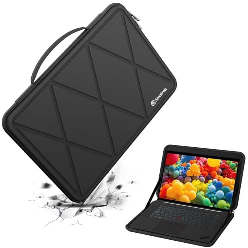 Smatree Hard EVA-Schutzhülle für 16 Zoll Lenovo ThinkPad X1 Extreme Gen 5/4 Laptop, für ThinkPad P1 Gen 6/5/4 Mobile Workstation,ThinkPad P16s Gen 3/Gen 2 Mobile Workstation Wasserdichte Tasche(X8288)