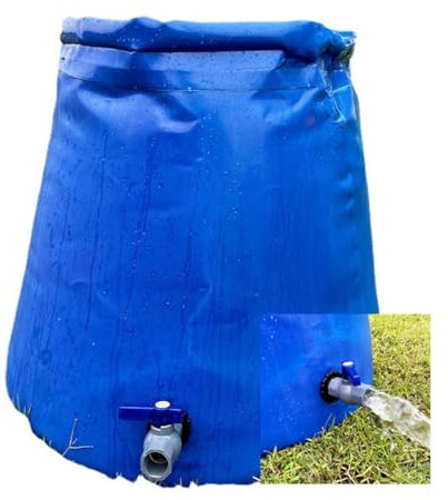 MUHM Piscinas Desmontables, Plegable Depósitos De Agua, con Desagüe Temporal Depósito De Agua Sin Soporte Flexible Cubo Tamaños Personalizables (Color : Blue, Size : 3X4X1cm)