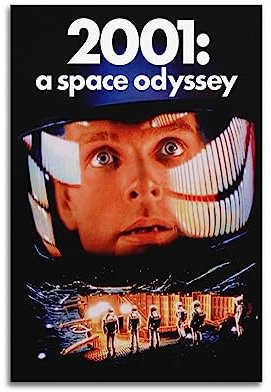 GLUC ONZS 2001:a Space Odyssey Poster, klassisches Film- und Fernsehposter, Album, Poster, Jugendzimmer, Wanddekoration, 30 x 45 cm, ungerahmter Stil