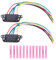 Rücklicht Kabelbaum Rückleuchte Kabel Anschluss Stecker Heckleuchte Kabelsatz Reparatur für Passat B8 B7 Pa-ssat B6 3C CC Transporter T5 T6 Polo 6R Tig-uan 5N Shar-an 7N Toua-reg 7P Tour-an 5T Je-tta