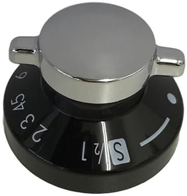 KGA SUPPLIES Cooker Oven Control Knob Black Compatible with Diplomat Models ADP5603, ADP5633