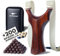 Zetterrank® Set,Dispositivo Sportivo,200 Palline di Argilla,Tutto in Legno,4X Fasce Elastiche.(Rettangolare, Palissandro)
