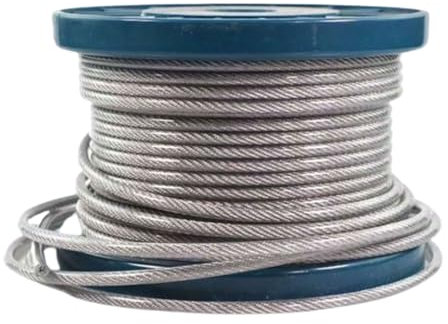 IkErna Cuerda de Alambre de Acero Cable de Cuerda de Alambre de Acero Inoxidable 304 Recubierto de Plástico de Pvc, Diámetro 6-20 Mm Longitud Del Cable de Cuerda de Alambre 5 M/Diameter 8Mm