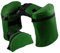 Sharplace Sattelhorntaschen-Set, Trail-Reiten, Satteltaschen, Geschenk, tragbar, vielseitig, Oxford-Stoff, Outdoor, Reitsport, Knaufhorntaschen, GRÜN