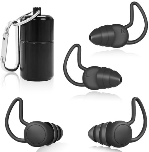SURFOU Ohrstöpsel zum Schlafen Seitenschläfer Zwei Paare, Ohrenstöpsel Flugzeug Schlaf Gehörschutz Earplugs for Sleeping, Ear Plugs für Sleep Gegen Schnarchen Stark Erwachsene Fly