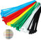 100 Pcs Coloured Cable Ties, 200x5 mm Reusable Cable Tie, Nylon Self Locking tie Wraps 6 Colors Red/Yellow/Green/Blue/Black/White Duty Cable Ties for Gardening Home Office