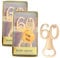 Lnngub 2 Packs Creative Bottle Openers, Gold Bottle Openers for 60th Birthday Party Favors or 60th Wedding Anniversary Party Gifts Bottle Openers for Guests Beer Opener Party Favors Decoration