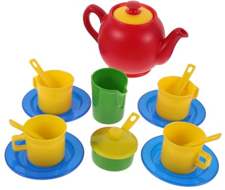 Toyvian Té De Juguete Para Pequeños Vajilla Pequeña Accesorios De Cocina Adecuado Para Simulación y Festivos
