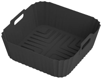 AF140UK Silicone Air Fryer Liners for Ninja Air Fryer AF180UK AF181UK, 2pcs Reusable Airfryer AF141UK Silicone Trays for Philips HD9270, Non-Stick Air Fryer Accessories for Kitchen