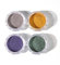 4 Colors Cat Eye Magic Mirror Powder,Gold Silver Chrome Nail Powder,Holographic Highly Pigmented Chrome Powder,High Gloss Pearlescent Iridescent Metallic Effect for Nails,DIY Nail Art Decorations