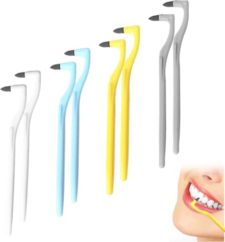 8 Pezzi Rimozione Tartaro Denti, Smacchiatore Denti Professionale, Rimuovi Tartaro Denti Per Caffè, Tè, Cola Bevande Macchie Pulizia Denti Tartaro per Sbiancante Denti