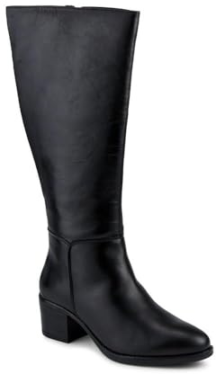 Pavers Smart Wide Fit Long Boots - Black Size 4
