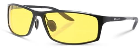 TrueDark Daylights Amber Elite Blue Light Blocking Glasses to Reduce Eye Strain and UV Glare for Increased Energy - Men & Women, Computer Screen, Gaming, TV, Phone - by Dave Asprey