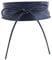 FASHIONGEN - Echtem Rindsleder Vollnarbenleder Obi Gürtel für Damen, Bindgürtel, CASSIANE - Blau marin, S-M