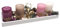 Adventsgesteck Weihnachten Weihnachtsdeko Tablett Hirsch Gold Rosa Beere Deko 40cm
