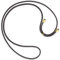 mtb more energy® Ersatz-Band für Handykette - dunkelgrau - inklusive Endkappen (Gold) - hochwertige Austausch-Kordel - Band Seil Kette