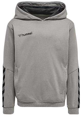 hummel Jungen hmlAUTHENTIC Kids Poly Hoodie, Grey Melange, 140