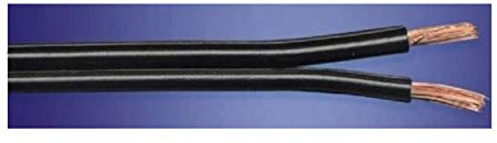 K M Electronics® 20M 79 Strand Speaker Loudspeaker Cable Wire Black Pure Copper Conductors