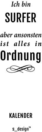 Kalender für Surfer: Wochen-Planer 2020 / Tagebuch / Journal für das ganze Jahr: Platz für Notizen, Planung / Planungen / Planer, Erinnerungen und Sprüche
