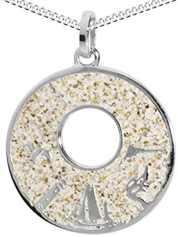 Kette mit Anhänger - Fischland-Darß-Zingst - Silber 925/000 -,