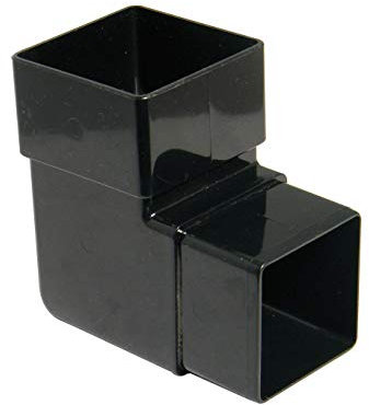 Square LINE Static Caravan Gutter 90 Degree Offset Bend White GUTTERING RAIN