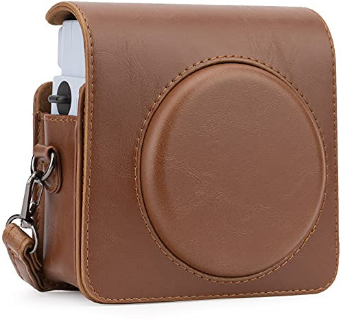 Frankmate Protective Case Compatible with Square SQ1 Instant Film Camera, PU Leather Compact Case Bag with Adjustable Shoulder Strap